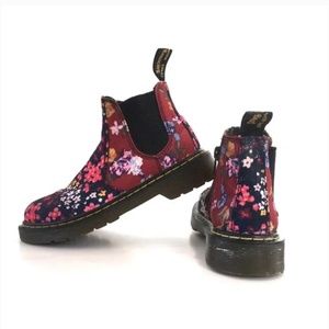 DR. MARTENS BANZAI FLORAL CHELSEA BOOTS GIRLS SIZE 13